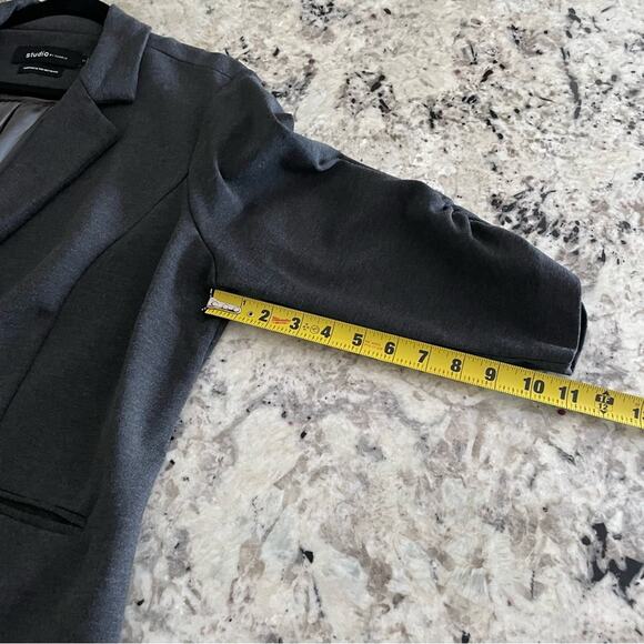 Torrid Grey Studio Ponte Tailored Fit Blazer Jacket 2X 11269061 - Picture 12 of 14